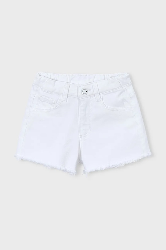 Mayoral szorty dziecięce 234.6K.Mini.PPY2 biały SS26