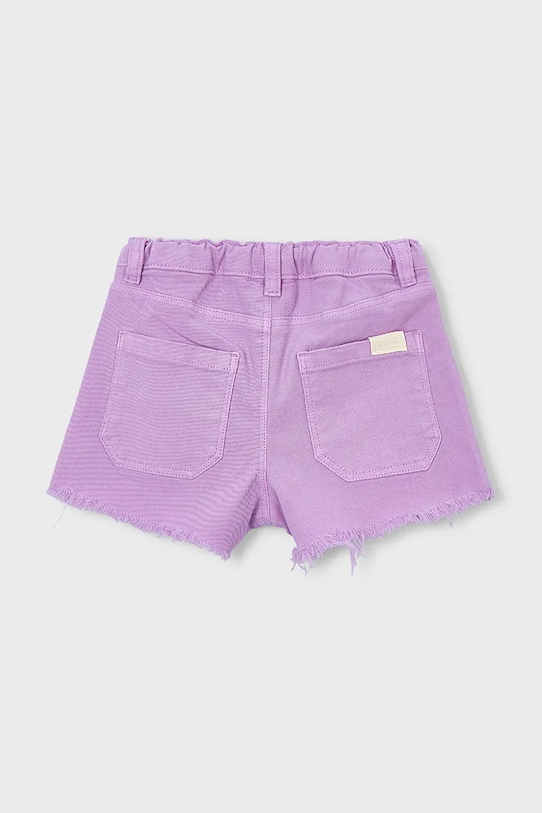 Mayoral szorty dziecięce 234.6K.Mini.PPY2 fioletowy SS26