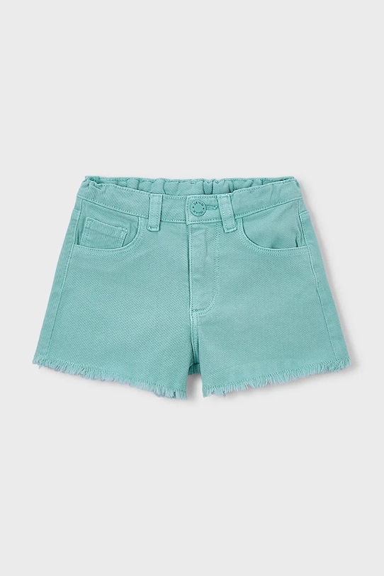 Mayoral szorty dziecięce 234.6K.Mini.PPY2 turkusowy SS26