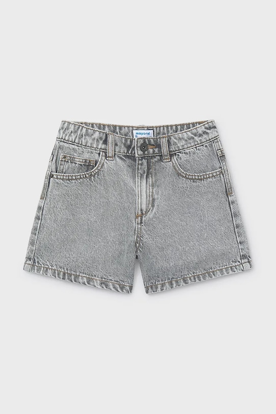 Mayoral szorty jeansowe dziecięce bawełna szary 235.8G.Junior.PPY2