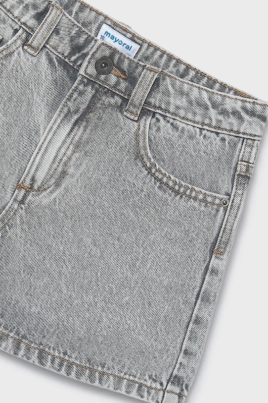 Dziewczynka Mayoral szorty jeansowe dziecięce 235.8G.Junior.PPY2 szary