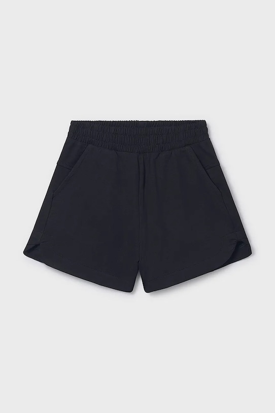 Mayoral szorty dziecięce z elastanem czarny 272.8H.Junior.PPY2