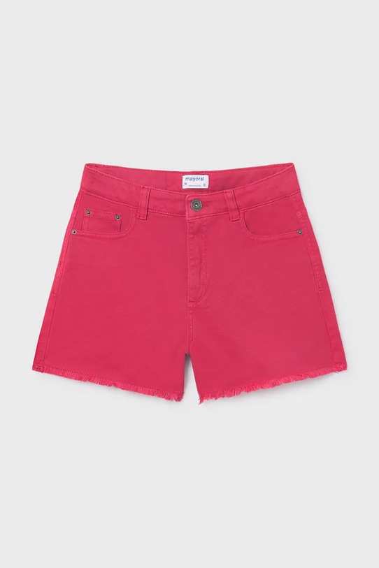 Mayoral szorty jeansowe dziecięce 275.8G.Junior.PPY2 różowy SS26
