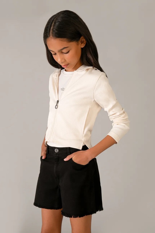 Mayoral szorty jeansowe dziecięce z elastanem czarny 275.8G.Junior.PPY2