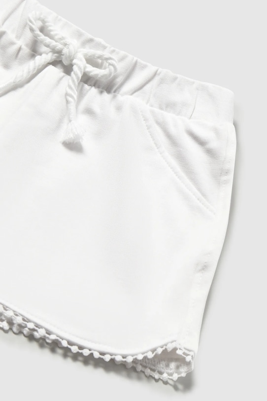 Dziewczynka Mayoral szorty dziecięce 603.4H.Baby.PPY2 biały