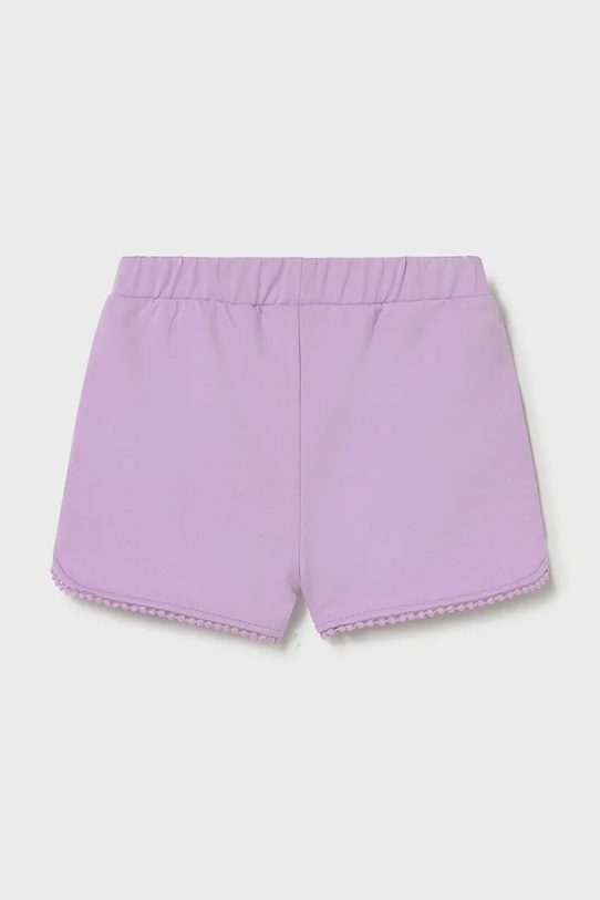Detské krátke nohavice Mayoral 603.4H.Baby.PPY2 fialová SS26