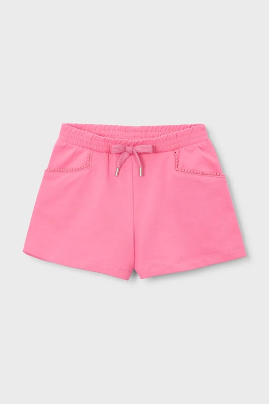 Mayoral szorty dziecięce z elastanem różowy 607.6P.Mini.PPY2