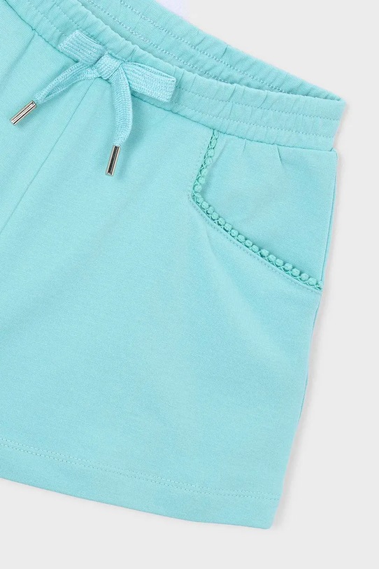 Dziewczynka Mayoral szorty dziecięce 607.6P.Mini.PPY2 turkusowy