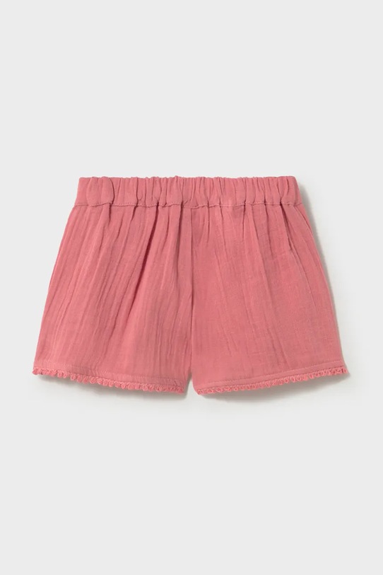 Dječje pamučne kratke hlače Mayoral 1202.4G.Baby.PPY2 roza SS26