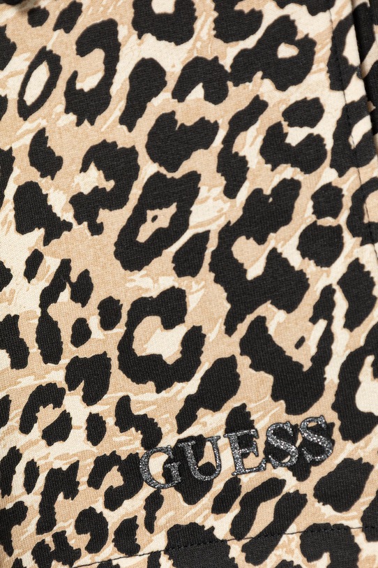 Dziewczynka Guess szorty bawełniane dziecięce J6RD07.KA6R4.PPY2 beżowy