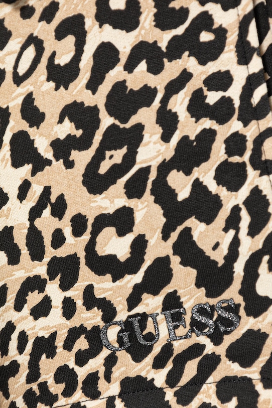 Dziewczynka Guess szorty bawełniane dziecięce J6RD07.KA6R4.PPY2 beżowy