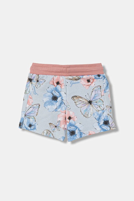 Guess szorty bawełniane dziecięce K6RD04.KA6R4.PPY2 niebieski SS26