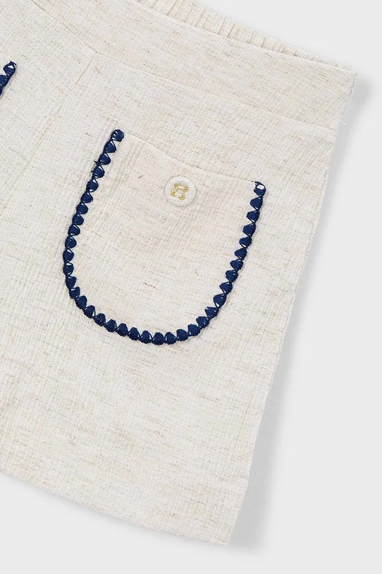 Детские шорты с добавлением льна Mayoral бежевый 3219.6C.Mini.PPY2