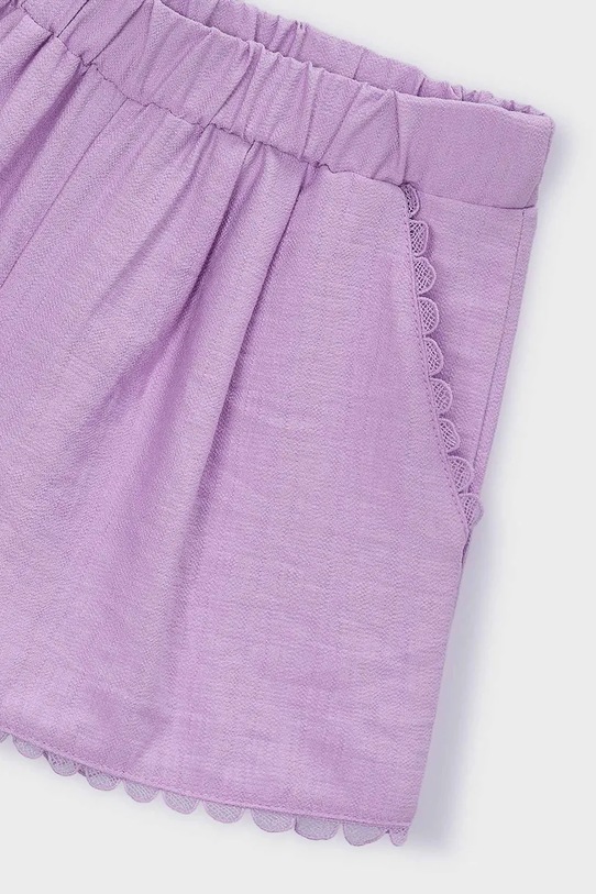 Djevojčice Dječje kratke hlače Mayoral 3222.6H.Mini.PPY2 ljubičasta