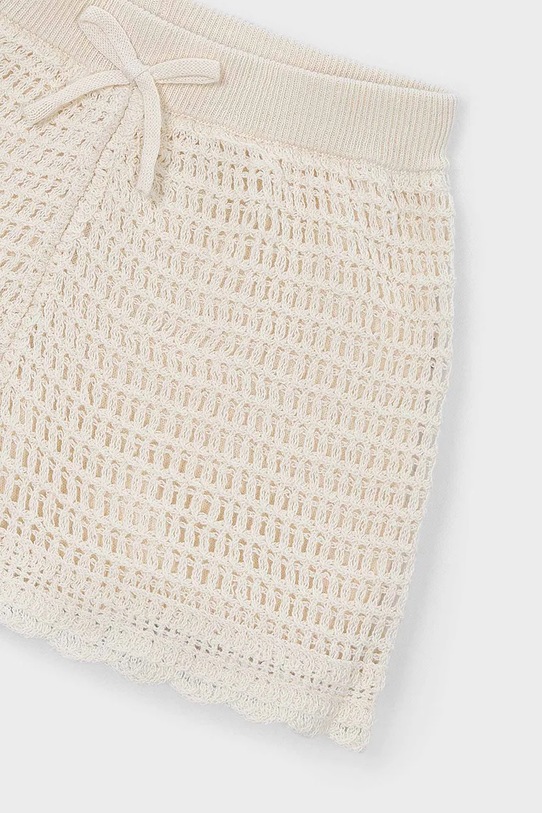 Dječje pamučne kratke hlače Mayoral bijela 3223.6J.Mini.PPY2