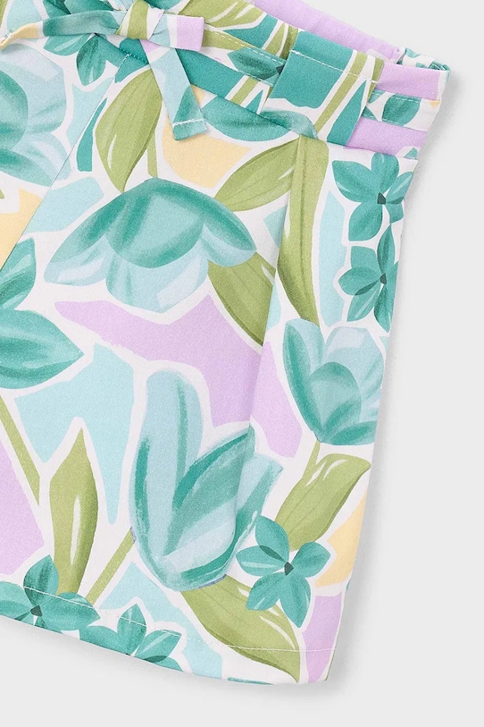 Dievča Detské krátke nohavice Mayoral 3906.6D.Mini.PPY2 tyrkysová