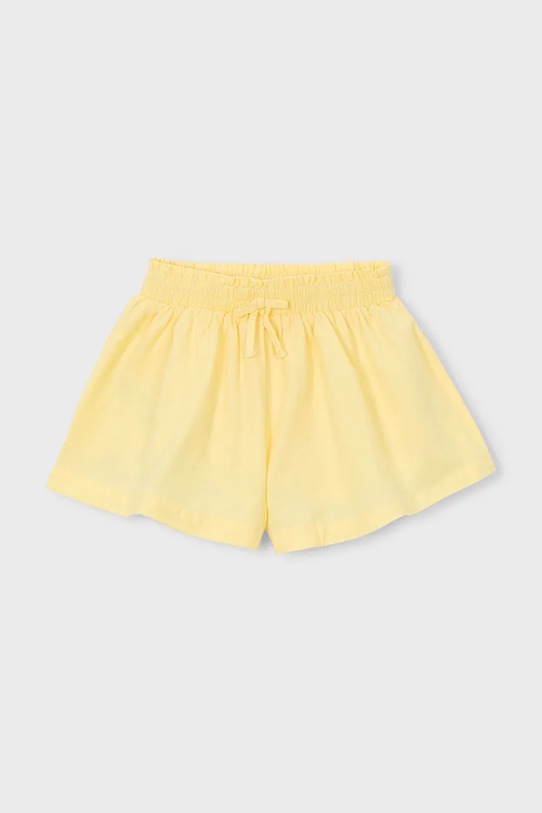 Mayoral szorty bawełniane dziecięce bawełna żółty 3907.6E.Mini.PPY2