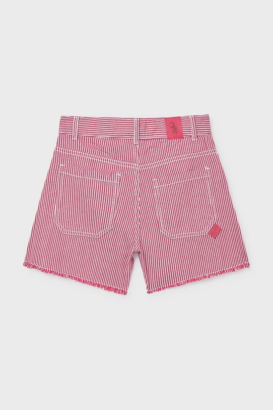 Djevojčice Dječje pamučne kratke hlače Mayoral 6205.8F.Junior.PPY2 crvena