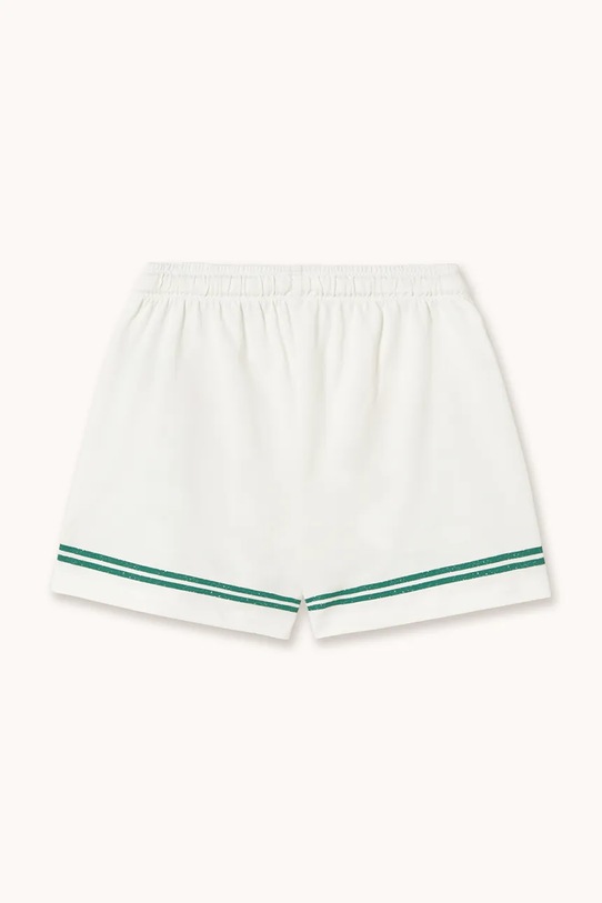 Tinycottons szorty bawełniane dziecięce RED ROSES GRAPHIC SHORTS SS26.075 biały SS26