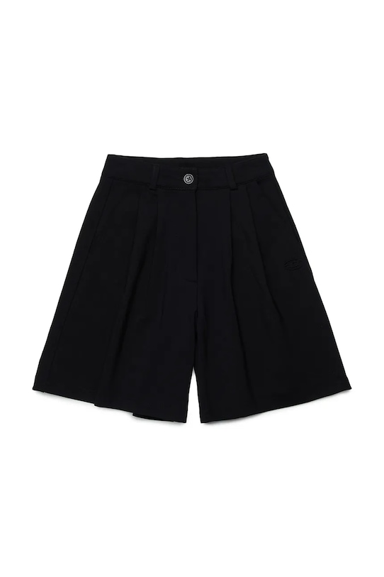 Diesel szorty z wiskozą dziecięce PALLYN SHORTS casual czarny J02674.KYATE