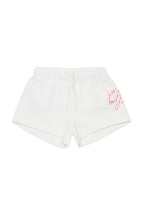 Παιδικό βαμβακερό σορτς Diesel PEDIM SHORTS βαμβάκι λευκό J02677.0GEAD