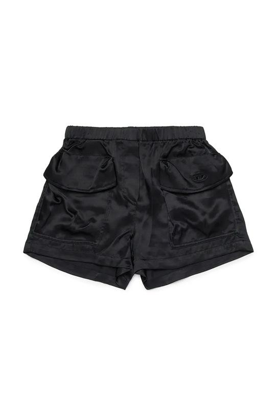 Diesel szorty dziecięce z wiskozą PSAFFY SHORTS czarny J02681.KXBMX