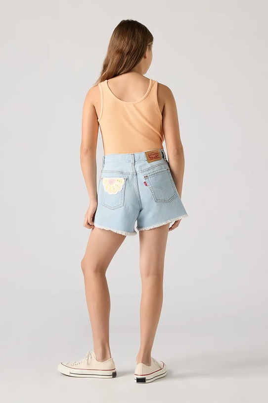 Levi's szorty dziecięce jeansowe CROCHET APPLIQUE A LINE SH 4EP479