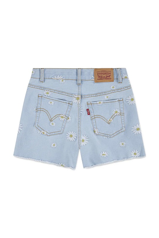 Dziewczynka Levi's szorty jeansowe dziecięce DAISY DENIM A LINE SHORT 4EP480 niebieski