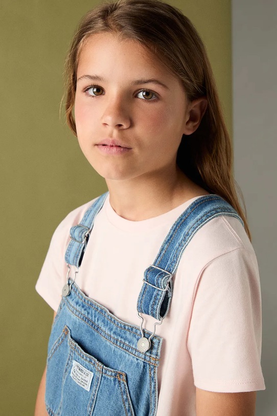 Levi's ogrodniczki dziecięce SHORTALL WITH TIE AT WAIST 4EP580