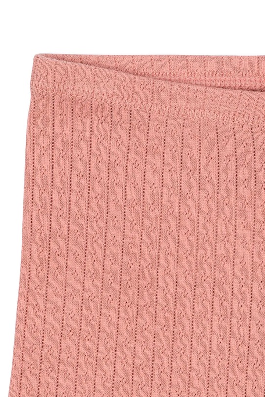 Dziewczynka Konges Sløjd szorty bawełniane dziecięce MINNIE SHORT LEGGINGS GOTS KS105007.PPY2 różowy