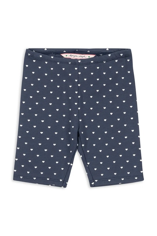 Otroške bombažne kratke hlače Konges Sløjd CLASSIC SHORT LEGGINGS GOTS Pletenina mornarsko modra KS104733.PPY2
