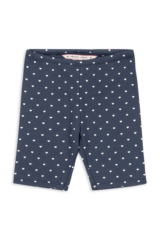 Otroške bombažne kratke hlače Konges Sløjd CLASSIC SHORT LEGGINGS GOTS Pletenina mornarsko modra KS104733.PPY2