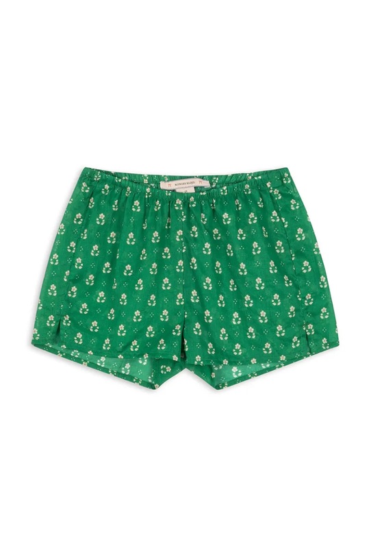 Konges Sløjd szorty bawełniane dziecięce CAMI SHORTS GOTS KS104718.PPY2 zielony SS26