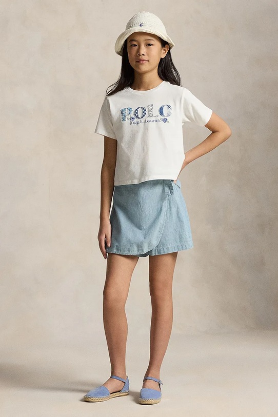 Polo Ralph Lauren szorty jeansowe dziecięce bawełna niebieski 313A11752001