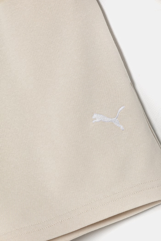 Dziewczynka Puma szorty dresowe dziecięce bawełniane ESS 691721 beżowy