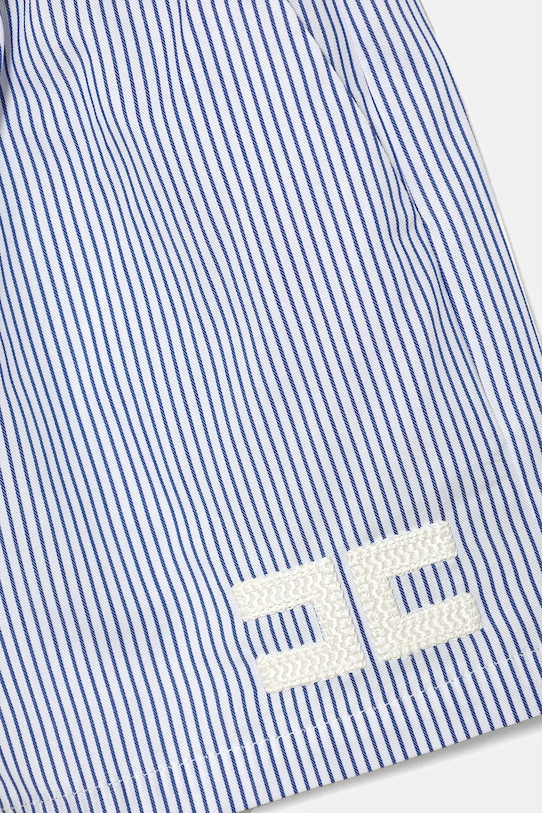 Dziewczynka Elisabetta Franchi szorty bawełniane dziecięce EFBE087.0.CR025.98.128 niebieski