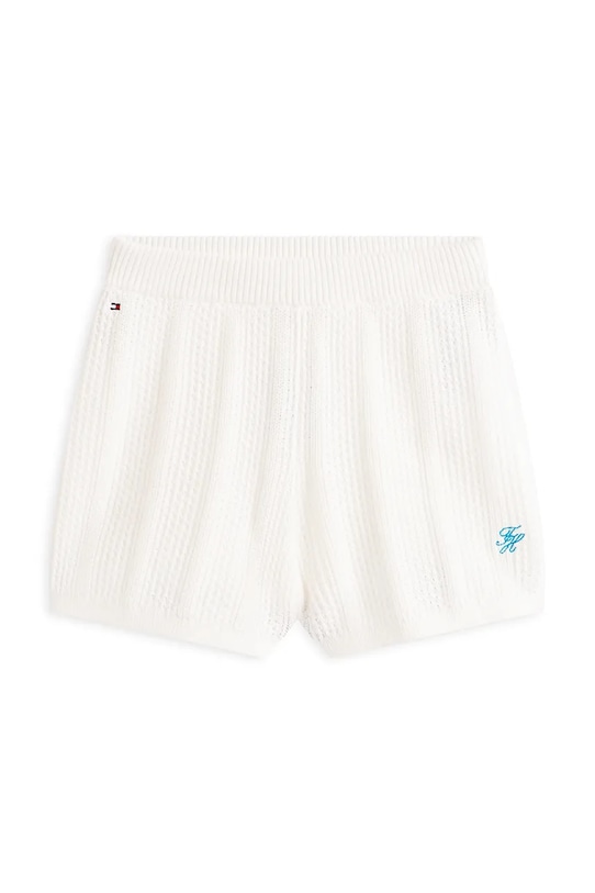 Tommy Hilfiger szorty dziecięce bawełniane KG0KG09525.128.176.PPY2 biały SS26