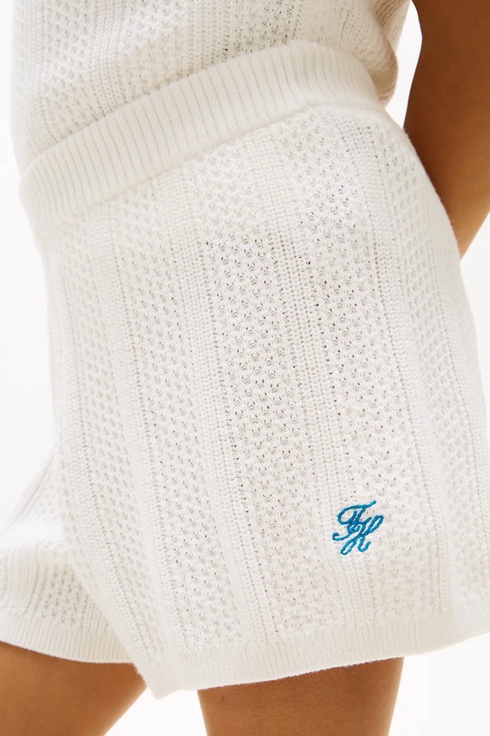 Tommy Hilfiger szorty dziecięce bawełniane KG0KG09525.128.176.PPY2 biały