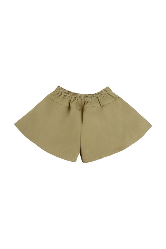 Dziewczynka Donsje szorty bawełniane dziecięce Mazena Shorts 4115000 zielony