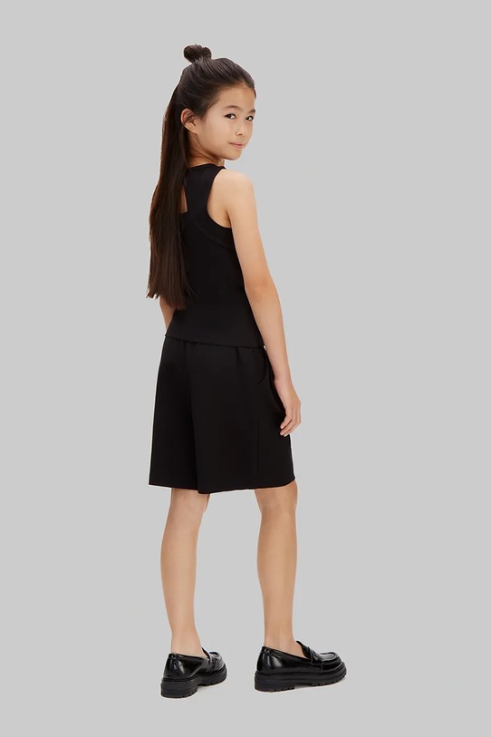 Calvin Klein Jeans bermudy dziecięce czarny LVCKSJC21G.128.176.PPY2