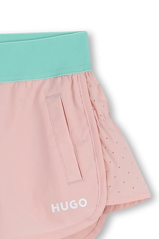 Detské krátke nohavice HUGO oranžová G01036.156.162