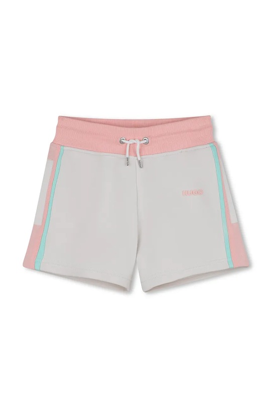 HUGO szorty dziecięce z bawełną beżowy G01203.156.162