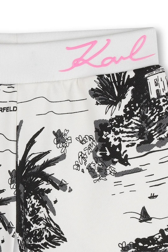 Dievča Detské krátke nohavice Karl Lagerfeld Z31125.156.162 čierna