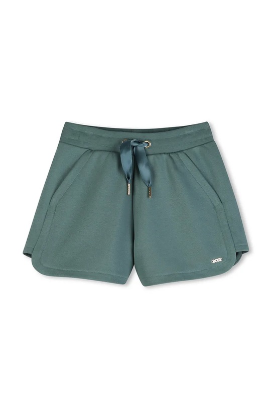 Παιδικό σορτς BOSS J53013.126.150 πράσινο SS26