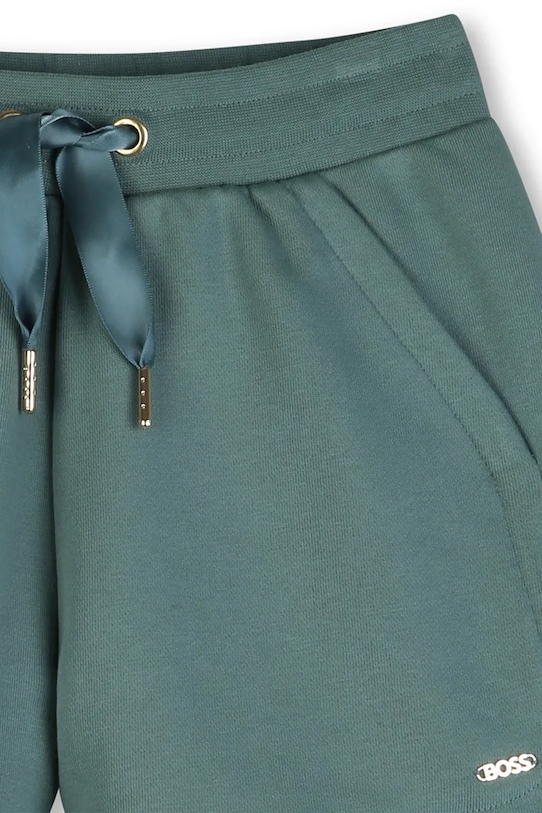 Παιδικό σορτς BOSS πράσινο J53013.156.162