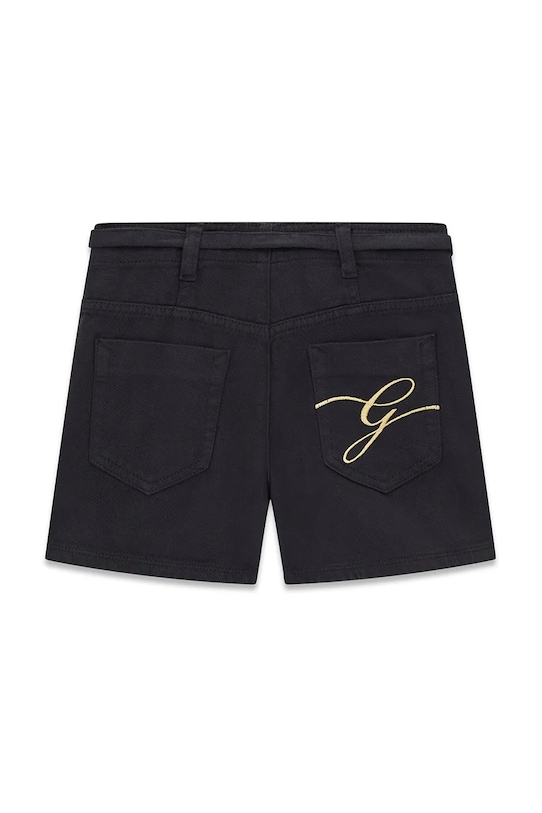 Fete Guess pantaloni scurți pentru copii denim J6GD01.WH630.PPY2.M negru