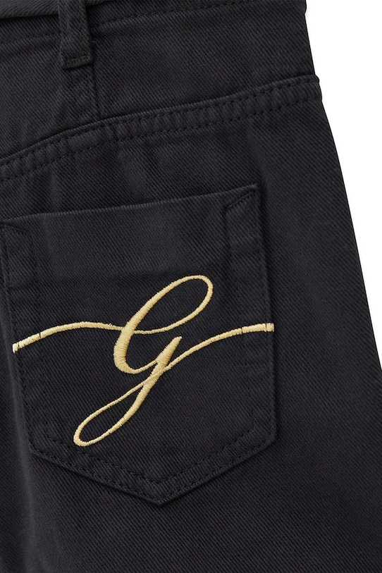 Guess pantaloni scurți pentru copii denim negru J6GD01.WH630.PPY2.M