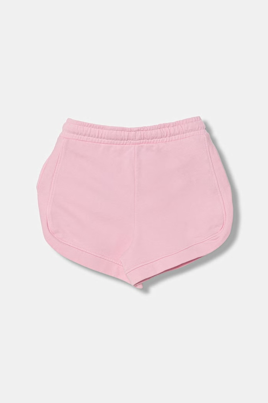 Guess Szorty dresowe dziecięce bawełniane J6GD11.KAD74.PPY2.M różowy SS26