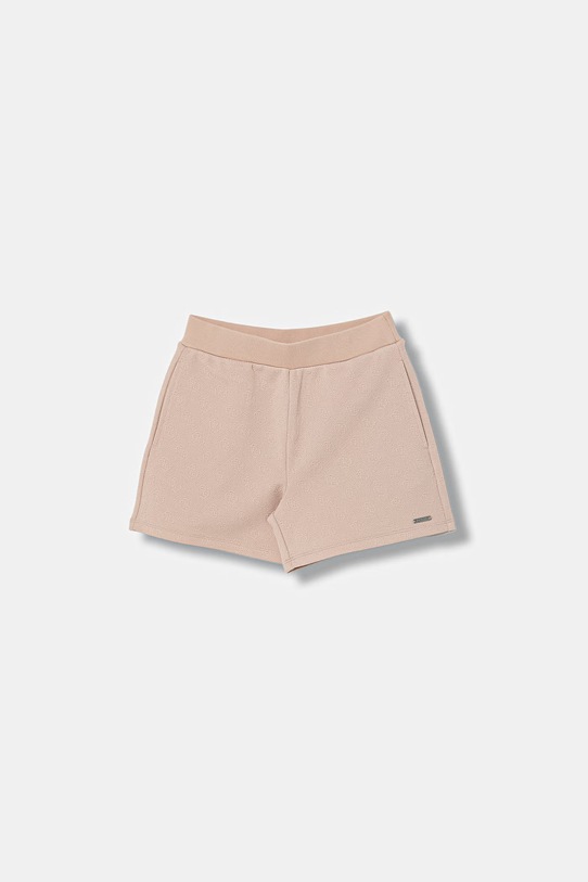 Guess szorty dresowe dziecięce beżowy J6GD18.KF520.PPY2.M