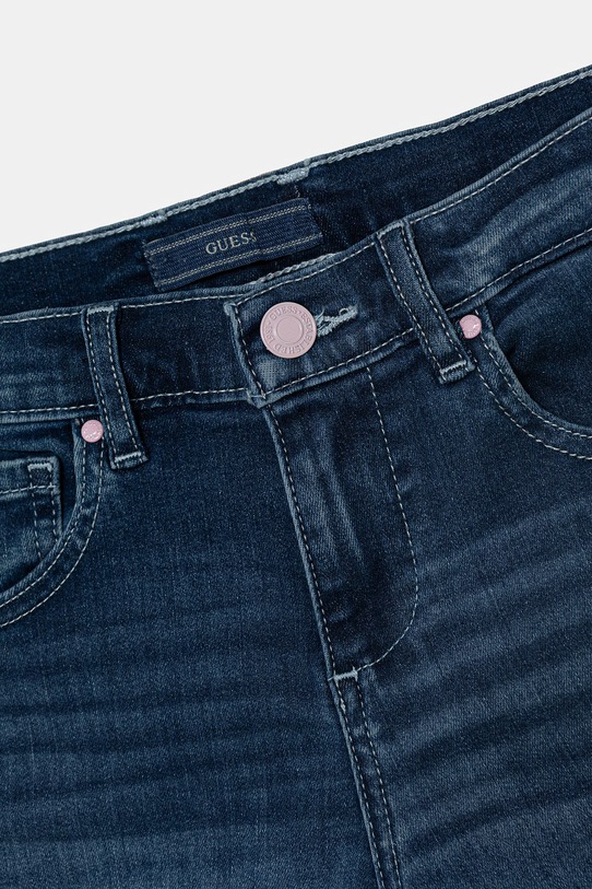 Dziewczynka Guess szorty dziecięce jeansowe J6GD29.D4CA0.PPY2.M niebieski